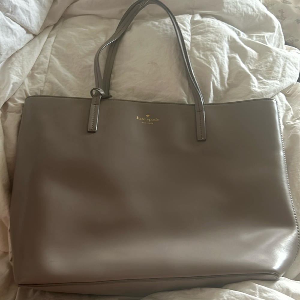 Kate Spade Grey Tote! So cute!
